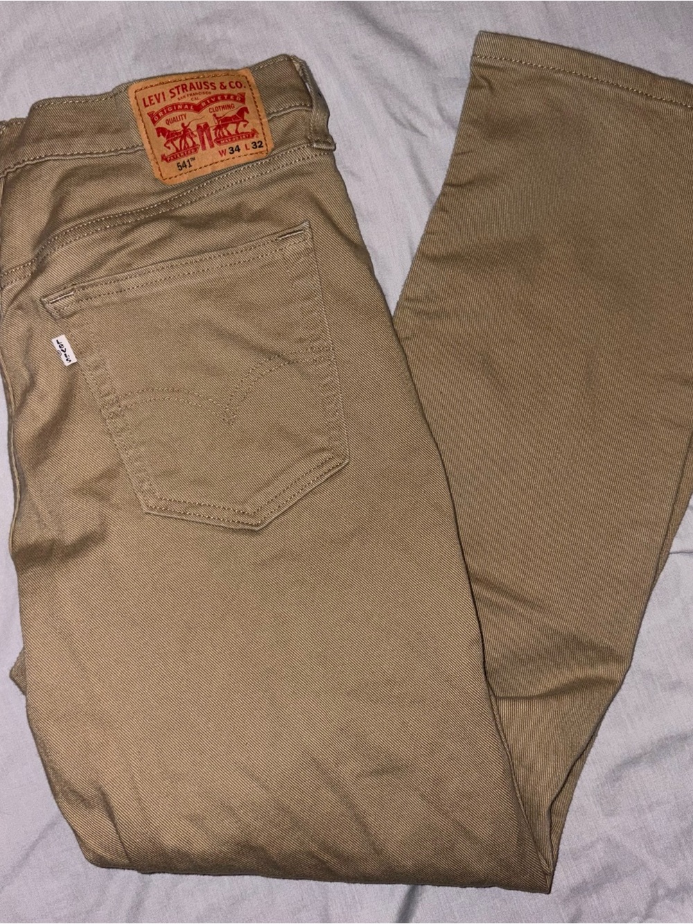 Levi's Men's Khaki/Tan Chino Pants - Straight Fit